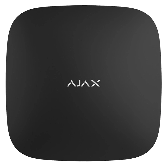 Ajax Hub 2 4G (8EU/ECG) black Інтелектуальний центр системи безпеки Ajax з підтримкою датчиків з фотофіксацією фото 1