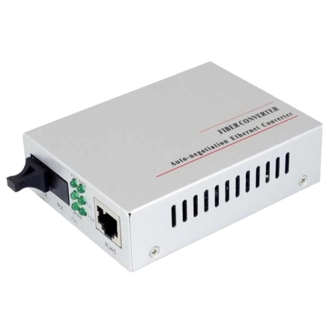 TelStream MC-118/520SC Медiаконвертор (1550TX&1310RX, 10/100, 20км SC)