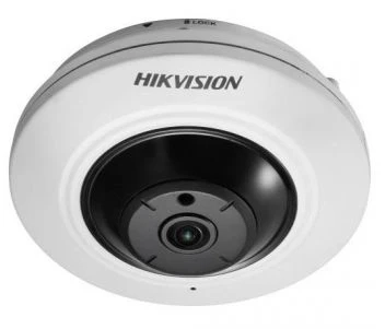 DS-2CD2955FWD-I (1.05 мм) 5мп Fisheye IP відеокамера Hikvision з функціями IVS і детектором осіб фото 1