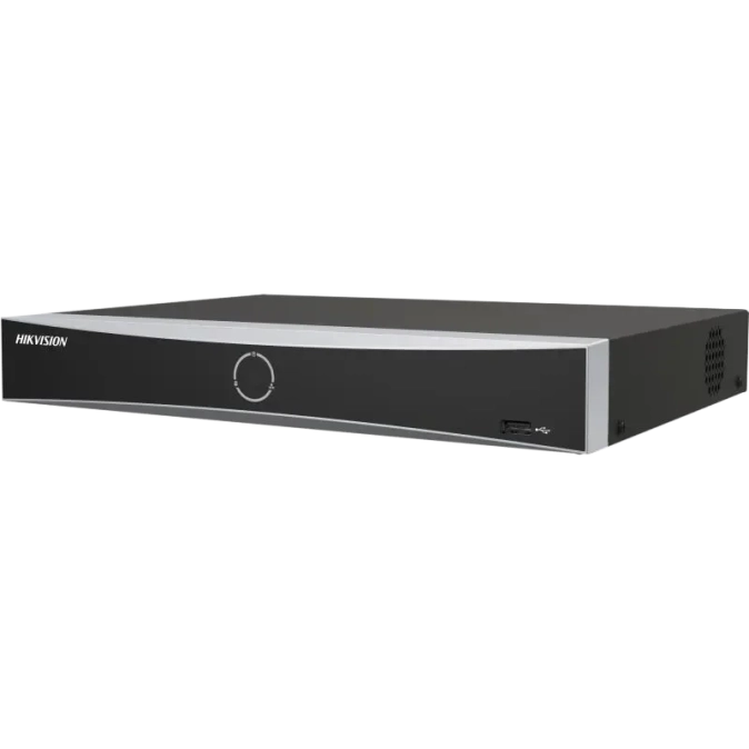 NVR-відеореєстратор Hikvision DS-7604NXI-K1/4P 4-канальний PoE 1U 4К фото 1