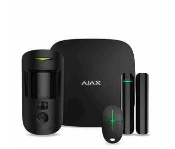 Ajax StarterKit Cam (чёрный) Комплект охоронної сигналізації фото 1