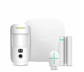 Ajax StarterKit Cam Plus (белый) Комплект охоронної сигналізації фото 1