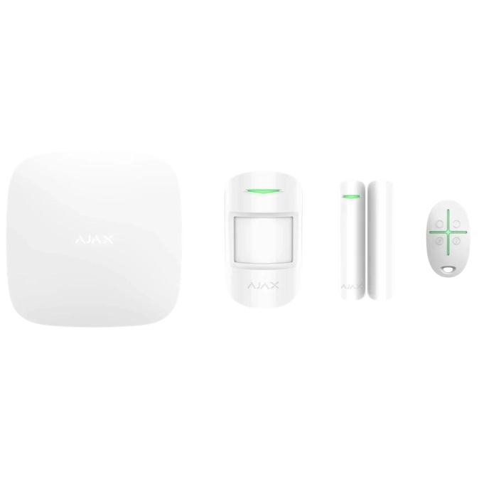 Ajax StarterKit Plus (8EU) UA white комплект охоронної сигналізації
