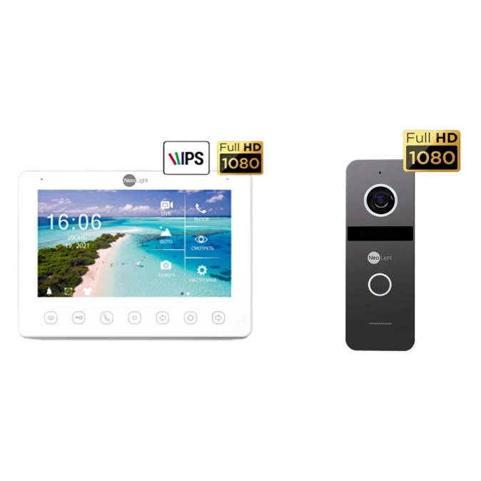 NeoKIT HD+ Graphite Комплект монітор Omega+HD+панель SOLO FHD фото 1