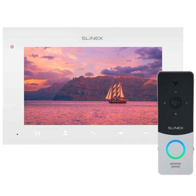 Slinex ML-20HD(Black)+SQ-07MTHD(White) Комплект видеодомофона
