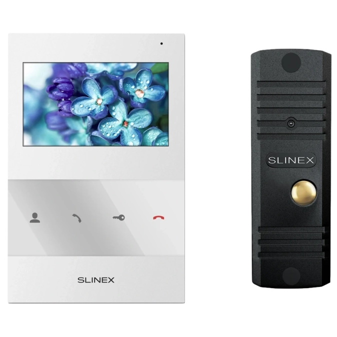Slinex SQ-04(White)+ML-16НD(Black) Комплект відеодомофону фото 1
