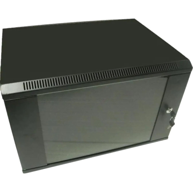 Hypernet WMNC66-9U-FLAT-AC-BLACK Шкаф коммутационный настенный 9U 600x600 разборный